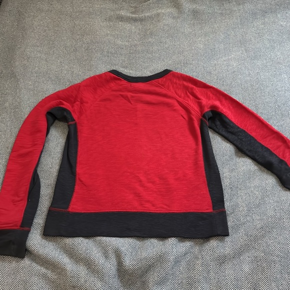 Rag and bone red and navy sweatshirt perfect condition! - Picture 3 of 4